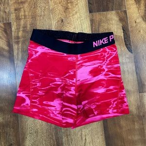 Nike Pro Women’s Spandex Shorts. Used. Size Small